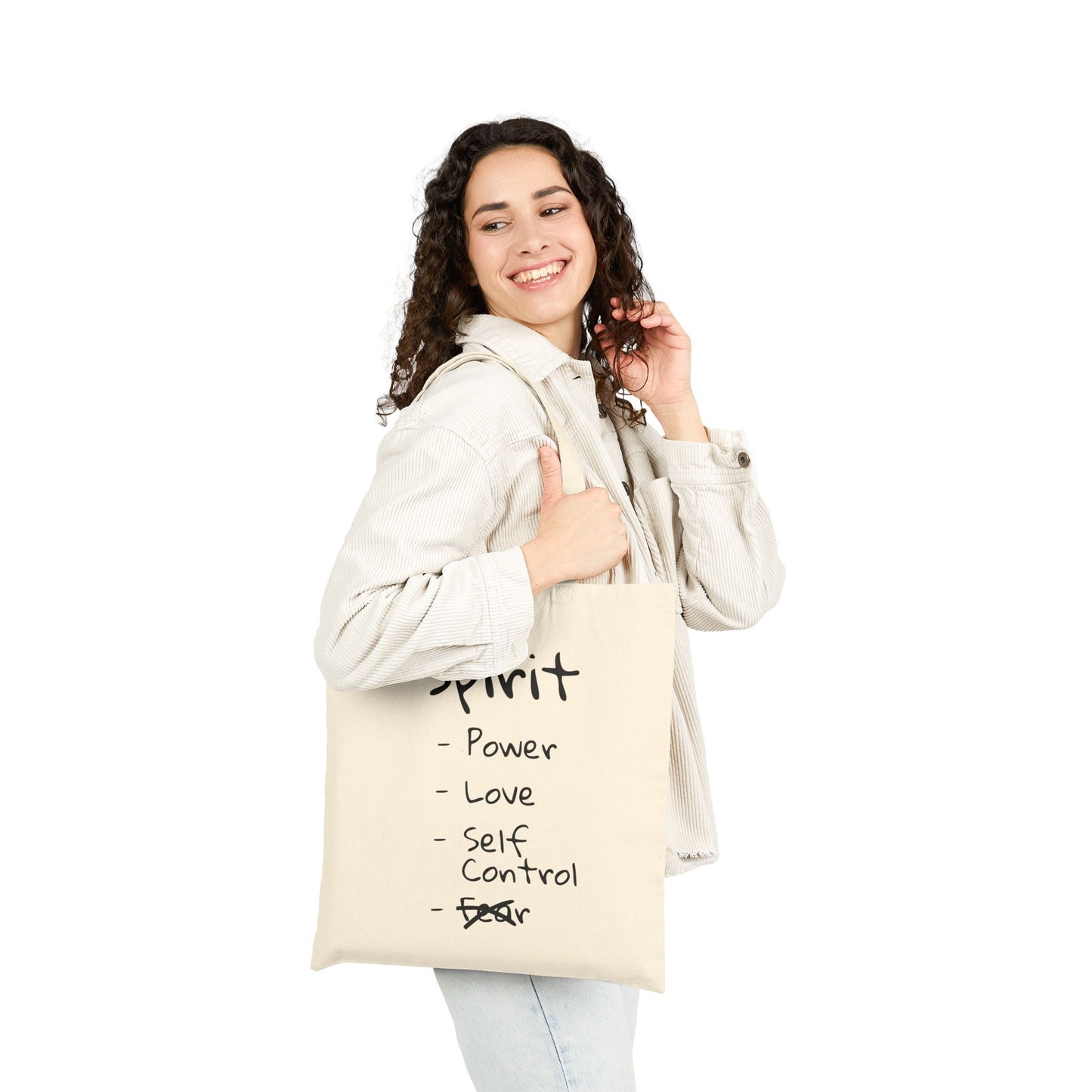 Cotton Tote Bag - Christian - Spirit of