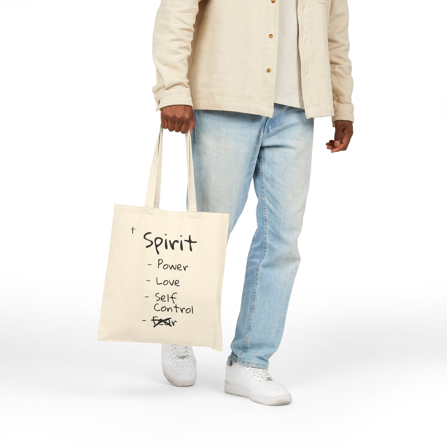 Cotton Tote Bag - Christian - Spirit of