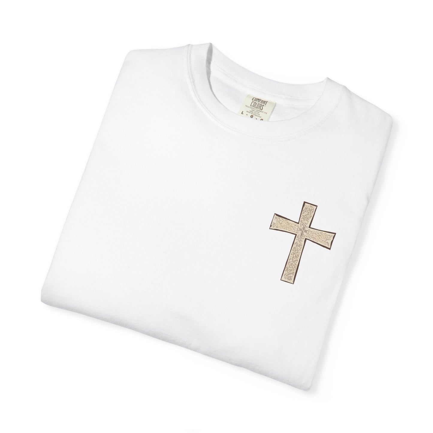 Christian Cross Unisex T-shirt - Old Scripture Design