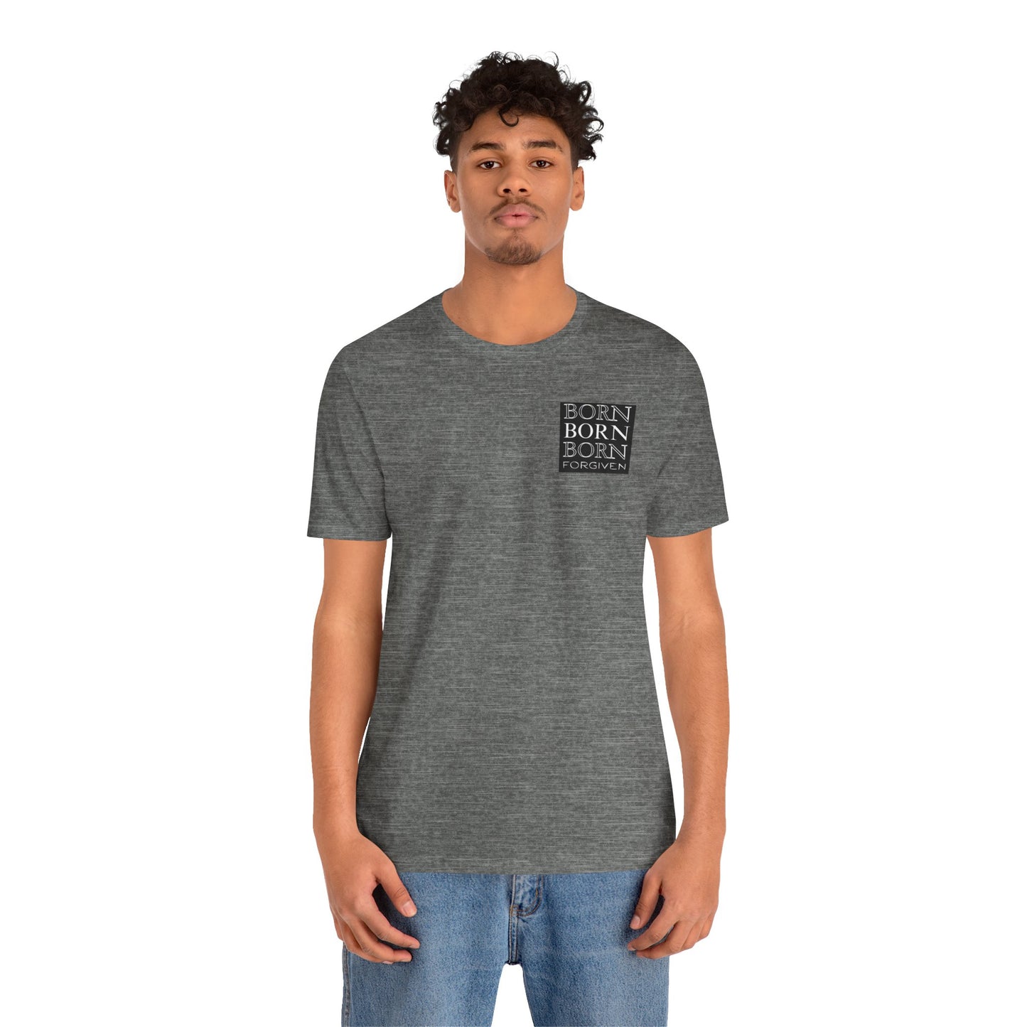 Born Forgiven, Unisex Short Sleeve Tee