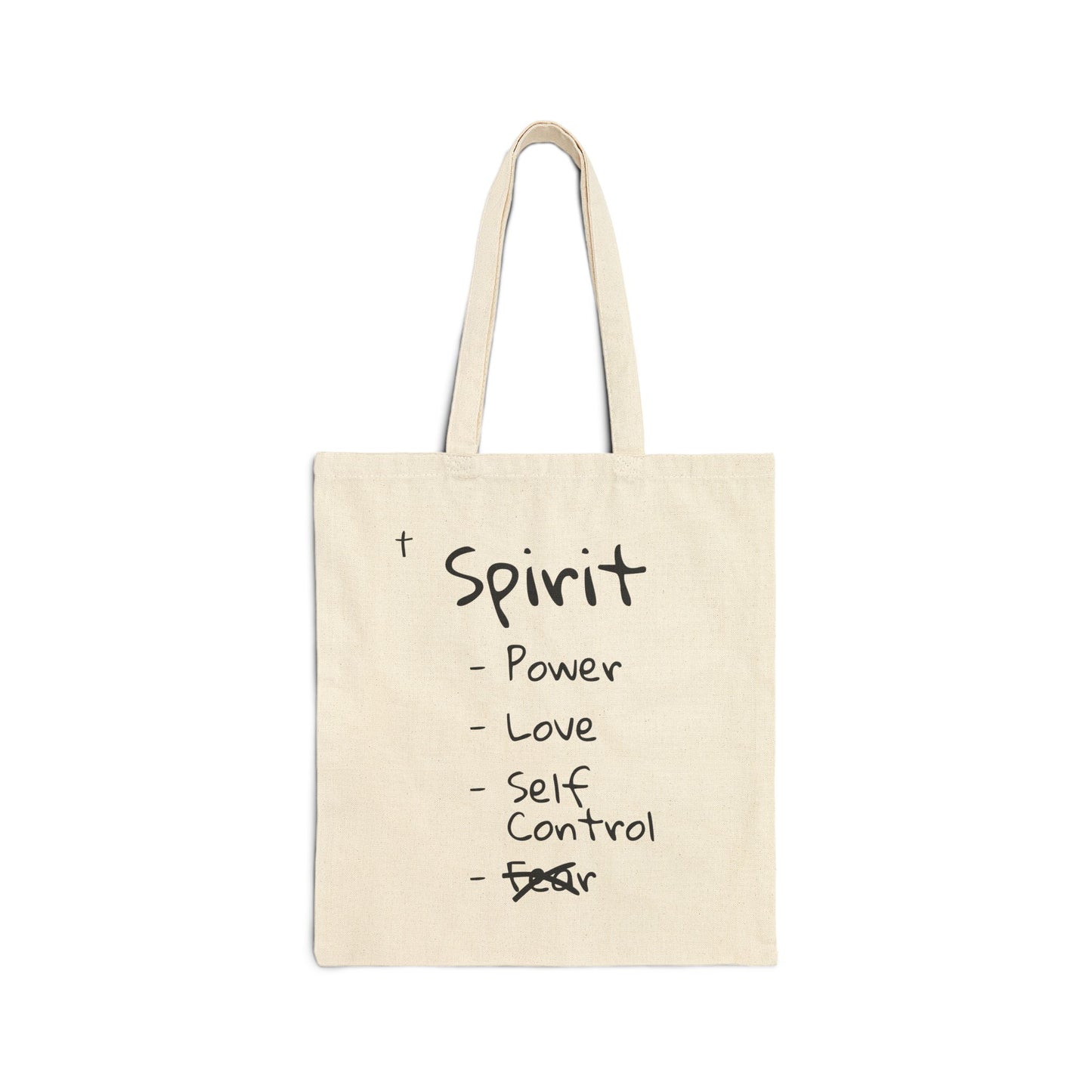 Cotton Tote Bag - Christian - Spirit of