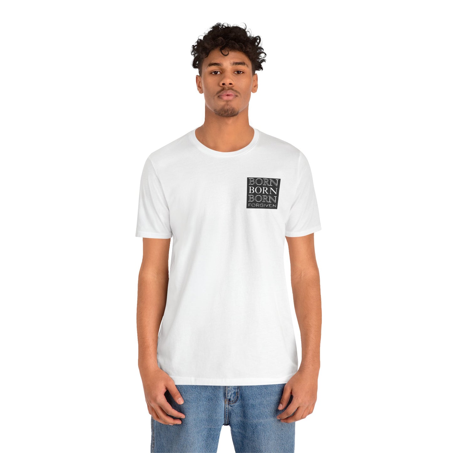 Born Forgiven, Unisex Short Sleeve Tee