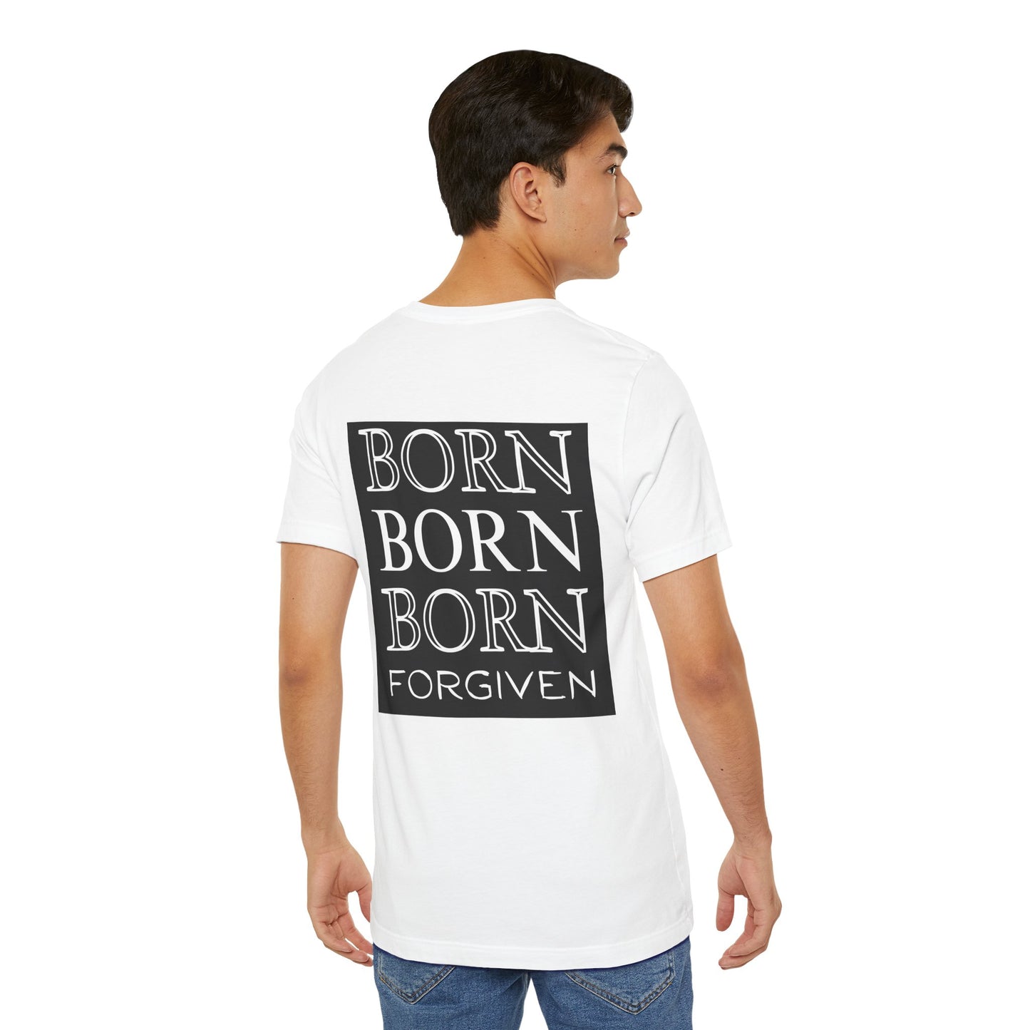Born Forgiven, Unisex Short Sleeve Tee
