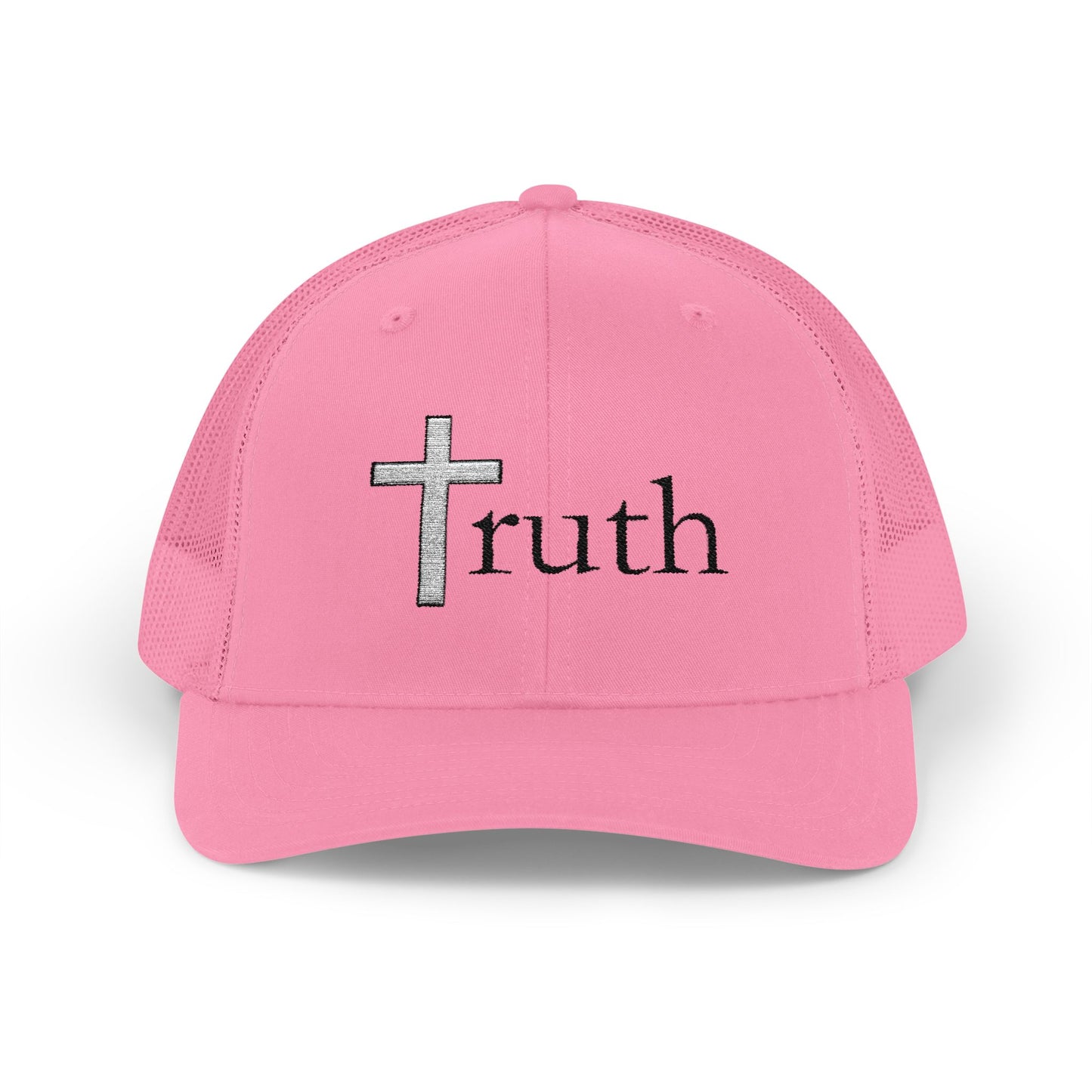 Faith-Inspired Snapback Trucker Cap with 'Truth' Design