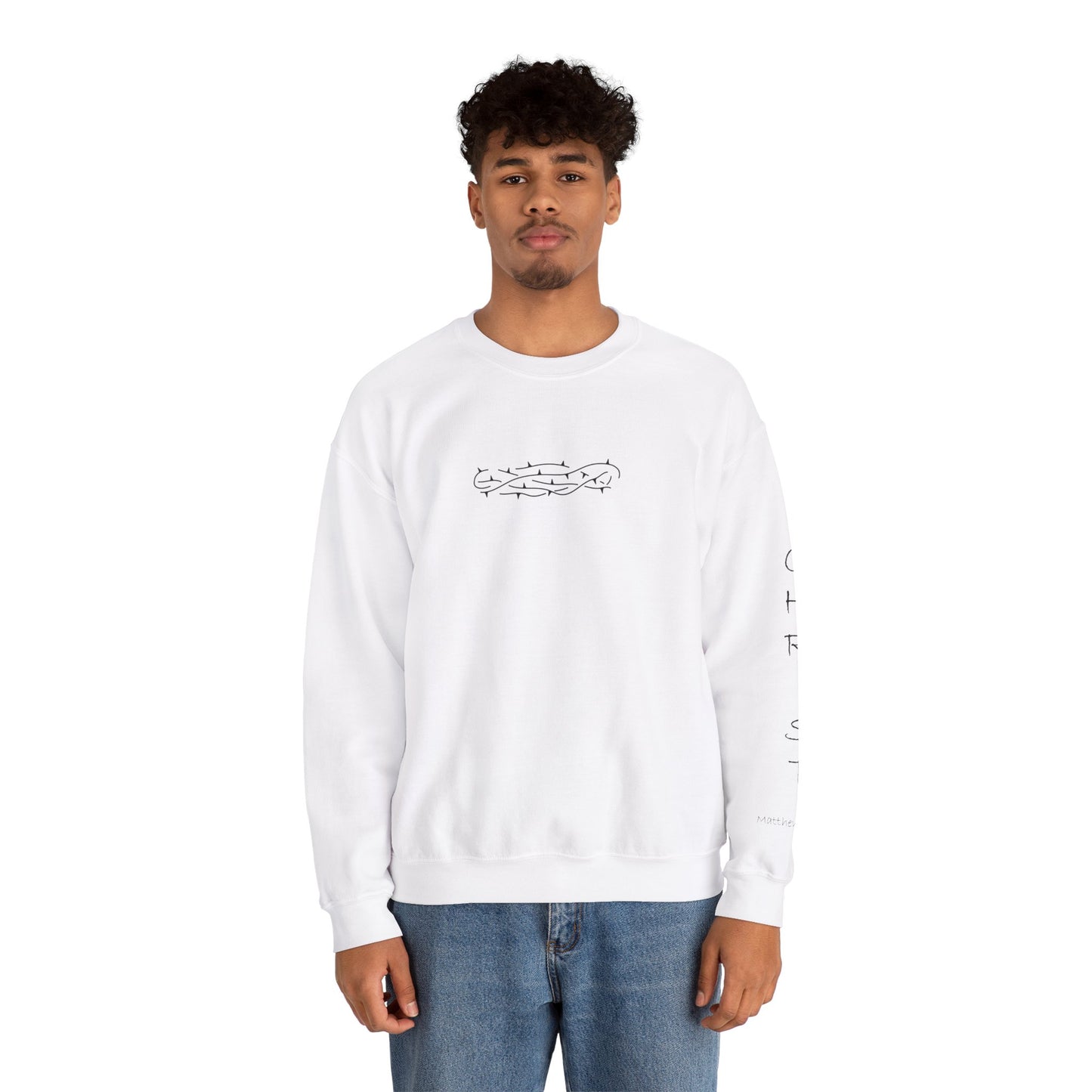 Crown of Thorns Crewneck Unisex Heavy Blend™