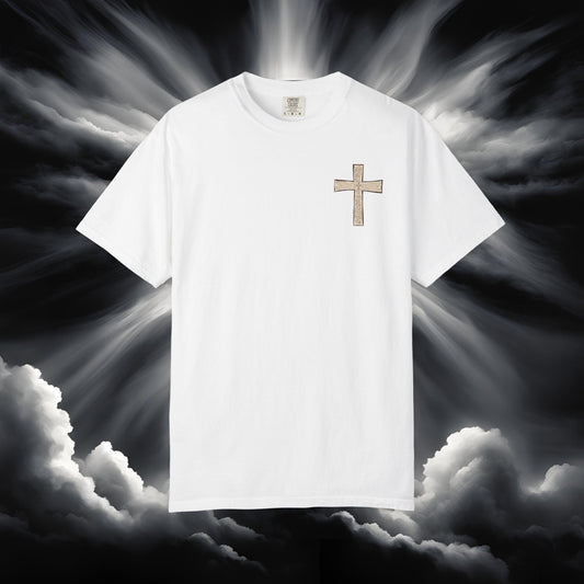 Christian Cross Unisex T-shirt - Old Scripture Design