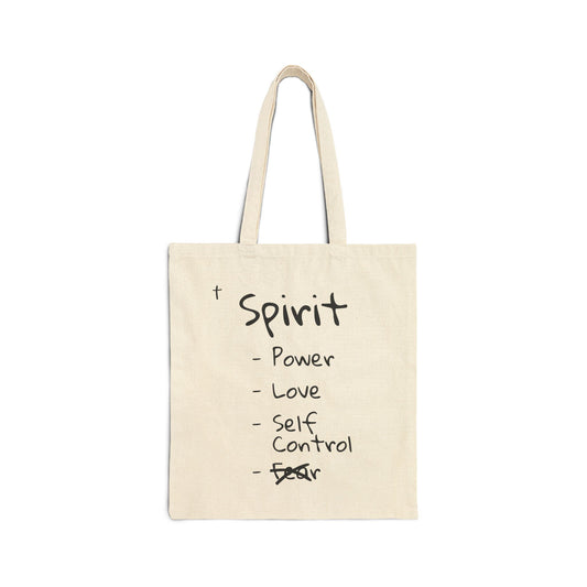 Cotton Tote Bag - Christian - Spirit of