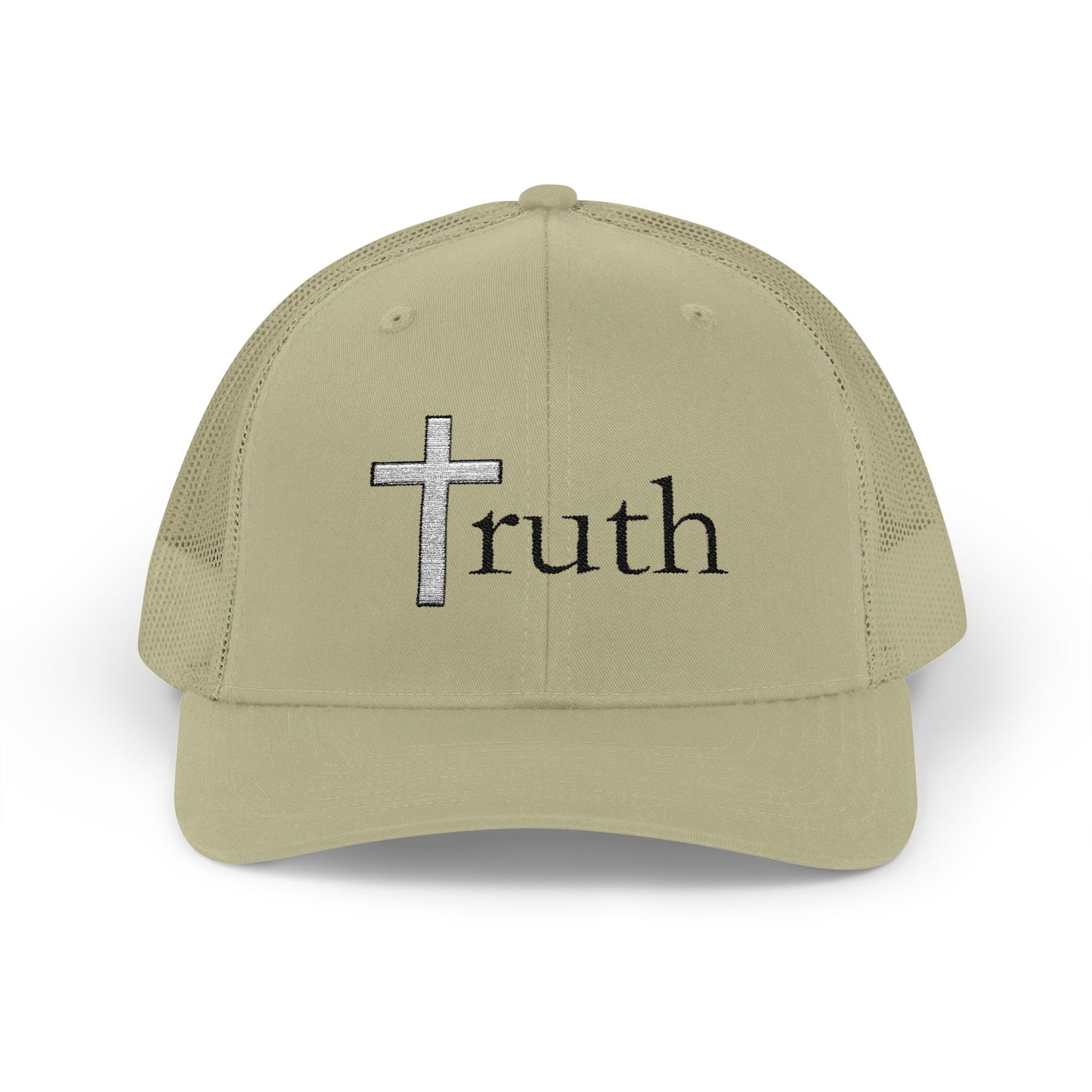 Faith-Inspired Snapback Trucker Cap with 'Truth' Design